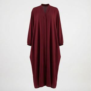 Abaya Islámica Informal Hecha a Mano para Mujer Musulmana, Estilo Estándar de Oriente Medio, para Rezar en Ramadán, para Usar en la Mezquita, Color Personalizado - Product Image 1