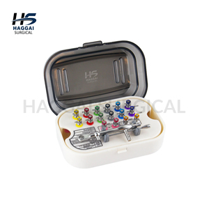 Kit d'implants dentaires professionnels, ensemble complet d'outils pour la chirurgie implantaire, instruments médicaux de haute précision, acier inoxydable. - Product Image 4