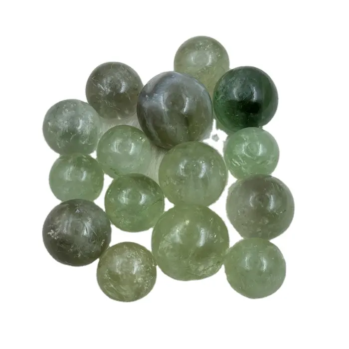 Sfera di cristallo di guarigione naturale sfera di pietre preziose di ametista verde palline di pietra rotonda lotto all'ingrosso decorazioni per la casa personalizzate Chakra Reiki Gift