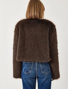 Abrigo de Piel de Zorro para Mujer, Abrigo Cálido de Invierno, Abrigos de Piel Auténtica al por Mayor para Damas - Product Image 4