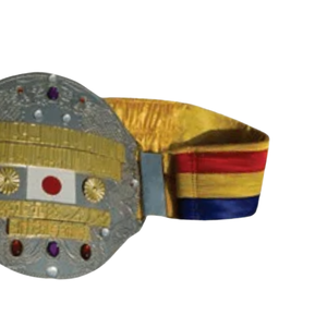 Ceinture de championnat japonaise personnalisée, qualité supérieure, design or et rouge, ceinture de lutte unique, objet de collection - Product Image 4