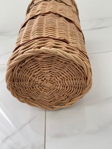 ที่ใส่ร่มหวายสานมือแบบธรรมชาติ ที่เก็บของมีสไตล์สำหรับทางเข้าบ้าน สำนักงาน คาเฟ่ และตกแต่งภายในสไตล์โบโฮ จากอินเดีย - Product Image 5
