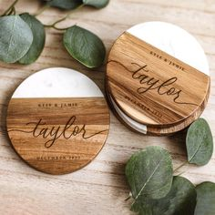 Ensemble de sous-verres en bois et marbre de luxe, faits à la main, porte-gobelets de table, accessoires de décoration pour la maison, collection premium - Product Image 4