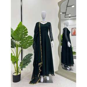 Party Wear Ensemble haut et bas confortables de taille XL avec Dupatta chic - Product Image 2