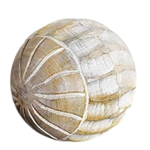 Ensemble de 3 boules décoratives en bois artisanales pour remplir les bols, centre de table de style farmhouse, décoration intérieure - Product Image 2