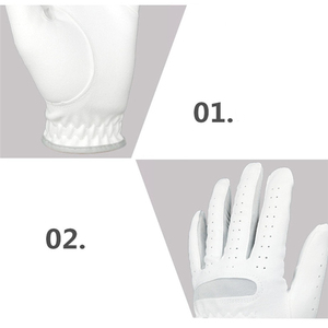 Gants de golf unisexes en cuir véritable de haute qualité, nouvelle collection sportswear tendance pour l'extérieur avec une excellente adhérence, best-seller en ligne - Product Image 3