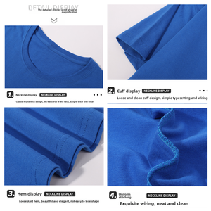 เสื้อยืดผ้าฝ้ายออร์แกนิค 100% สำหรับผู้ชาย รับผลิตแบบ OEM ODM ขายส่ง ปรับแต่งโลโก้แบรนด์ได้  เรียบง่าย สบายๆ ผ้าถัก ไม่ยับ - Product Image 2