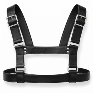 Arnés de Cuero para Hombre, Correa Ajustable Personalizada, Estilo de Cuero, Cierre de Hebilla, Ajuste Cómodo al Cuerpo, Prenda de Moda - Product Image 2
