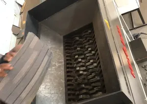 Máquina Trituradora de Alfombras Semiautomática Usada para Aplicaciones Industriales, Máquinas de Doble Eje para Triturar Alfombras - Product Image 6