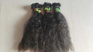 Venta al por mayor 100% Extensiones de Cabello Humano Virgen de Templo Indio Natural de Alta Calidad de Onda de Cuerpo Rizado Estilos Rectos DE LA India - Product Image 4