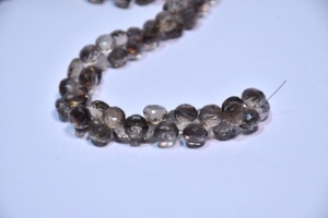 Cuentas Sueltas de Cuarzo Ahumado Natural AAA, Facetadas, de Alta Calidad, para la Elaboración de Joyas - Product Image 2
