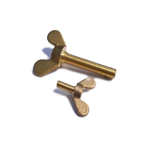 Tornillo de mariposa de latón con cabeza de mariposa para apriete manual, para aplicaciones en maquinaria, ferretería y muebles - Product Image 4