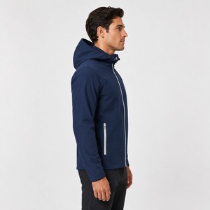 Veste softshell pour homme, légère, résistante à l'eau, coupe-vent, tissu respirant, coupe confortable, idéale pour la randonnée, les voyages, les sports - Product Image 6