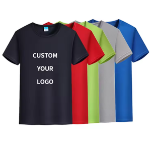 Cheap Blank Tee Men's <b>Polyester</b> Quick Dry Fit Sport <b>Tshirt</b> Gym Short Designer t Shirt Custom Printing logo Fitness T-shirt - Product Image 1