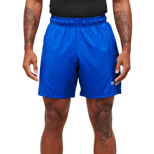 Pantalones Cortos Deportivos para Hombre, Ajustados, de 7 Pulgadas, Ligeros, para Gimnasio, Entrenamiento, Running, Fitness, Azul y Negro - Product Image 1
