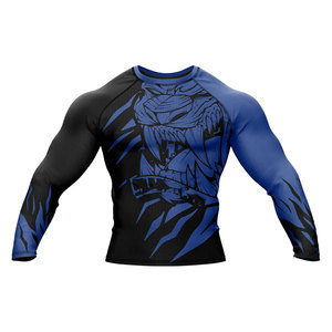 Camiseta de Compresión para Hombre, Rashguard con Logotipo Personalizado, Sin Gi, para Grappling y Jiu Jitsu - Product Image 1