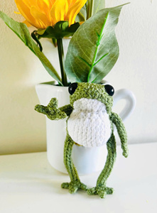 Lindo Kit de Ganchillo de Patata Positiva de Lana, Divertido y Tejido, para Cumpleaños, Regalo o Juguete de Año Nuevo para Niños - Violeta - Product Image 6