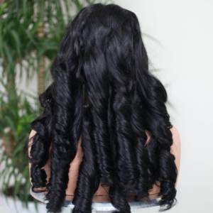 Body Wave Lace Front <b>Wig</b> Natural <b>Black</b> Glueless Vietnamese Remy Human Hair Full Volume Steam Processed Wear Go Long <b>Wig</b> Wholes - Product Image 3
