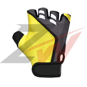 Guantes de Gimnasio Amarillos Personalizados para Levantamiento de Pesas, Venta al por Mayor Directa de Fábrica, OEM, Guantes de Gimnasio con Protección en la Palma, Unisex, Amarillo, Negro, Camuflaje - Product Image 6