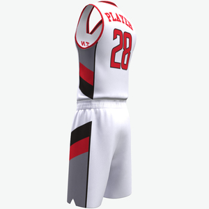 Uniformes de Baloncesto Nacionales Personalizados al por Mayor, Conjuntos Unisex Profesionales, Transpirables, Secos y Cómodos, Camisetas 100% Poliéster - Product Image 3