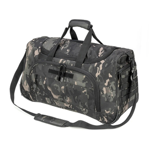 Sac de sport en nylon noir 600D, 30-40L, multi-poches, pour le sport, la gym, les voyages, sac à main avec bandoulière - Product Image 2