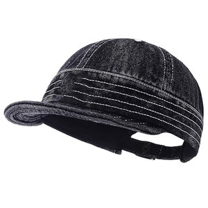 Gorra de Béisbol Unisex de Mezclilla, 6 Paneles, Ajustable, Lavada, de Color Sólido, Informal, para Primavera/Verano - Product Image 5