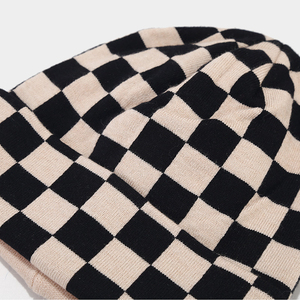 Beanie <b>Hat</b> Unisex Adult Winter Cap 56-58CM Acrylic Knitted Casual Style <b>Black</b> <b>White</b> Green Pattern Wholesale Custom Beanies - Product Image 5