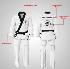 Uniforme de Jiu Jitsu Brasileño Premium 100% Algodón, Ropa de Entrenamiento de Artes Marciales, Ligero, Duradero, Transpirable, de Secado Rápido, BJJ - Product Image 4