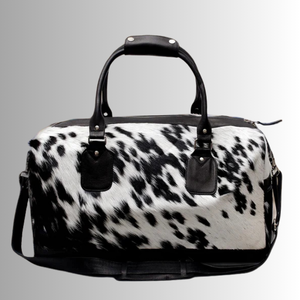 Genuine Leather Fashion Hair Duffle <b>Bag</b> <b>Travel</b> Weekender Daily Use Vintage <b>Large</b> <b>Capacity</b> Portable Lightweight Breathable Carry - Product Image 3