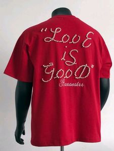 T-shirt personnalisé unisexe vintage orné de perles, respirant, écologique, 100% coton, 300 grammes - Product Image 2