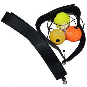 Ballon de réflexe de boxe réglable avec sangles en cuir de haute qualité - Product Image 3