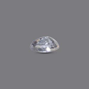 Lab-Created White Zircon Loose Gemstone 4.35 Carat for Fine Jewelry - Product Image 3