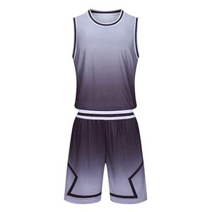 Conjunto de Uniforme de Baloncesto, Camiseta sin Mangas con Pantalones Cortos, Transpirable, de Secado Rápido, 100% Poliéster, Logotipo del Equipo Personalizado, para Jóvenes y Adultos - Product Image 1