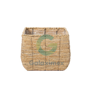Woven Seagrass Plants Pot for Flower <b>Baskets</b> with Liner <b>Cheap</b> Price From Handicraft Wholesale Factory in Wicker Craft Industry - Product Image 3