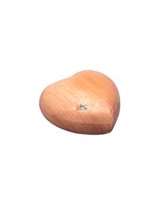 Urne de crémation en forme de cœur pour cendres, urne de crémation en bois - Product Image 1