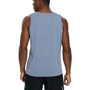Lightweight Breathable Sports <b>Singlet</b> for <b>Running</b> Gym Training Tank Top OEM Breathable <b>Running</b> Tank Top Quick Dry - Product Image 2
