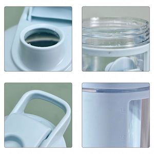 Bouteille Shaker en Plastique Portable 500 ml (17 oz) avec Logo Personnalisé pour Milkshake, Protéines, Gym, Fitness, Sport, Cadeau - Product Image 3