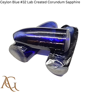 Cristales en bruto cultivados en laboratorio # 32 bolas de zafiro de corindón azul de Ceilán creadas en laboratorio, sintéticas, de fusión por llama, simuladas, 100 gramos - Product Image 2