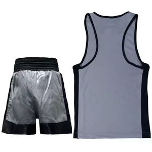 Uniforme Profesional de Competición de Kick Boxing, Chaleco de Boxeo de Spandex y Poliéster, Conjunto Corto Deportivo Personalizado para Adultos, Transpirable y de Secado Rápido - Product Image 6