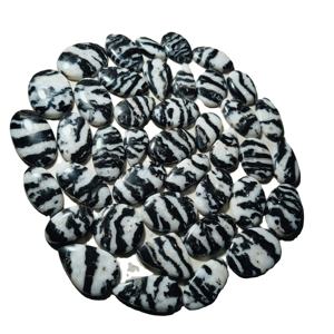 Pierre de jaspe zèbre 100% naturelle de qualité supérieure pour la vente en gros, pierres précieuses en vrac de formes variées, marque KHUSHI GEMS STONE, bijoux de guérison - Product Image 5
