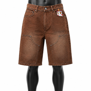 Men's Vintage Denim Jorts Fashion Baggy Shorts OEM ODM Custom Brand Manufacturer - Product Image 1