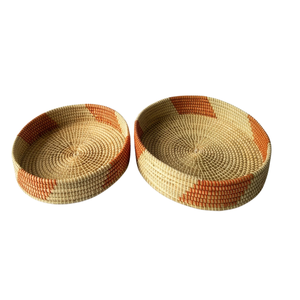 High-Quality Seagrass Tray Durable <b>Woven</b> Storage For Outdoor Patio Entertaining And Summer Refreshments - Product Image 2