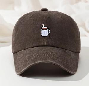 Casquette de baseball unisexe pour adultes, motif tasse à café imprimé par transfert thermique, style décontracté, 100 % coton respirant, toutes saisons, extérieur - Product Image 2
