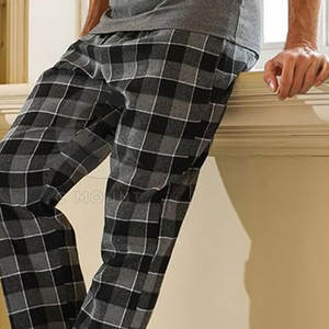 Pijama de Hombre para la Noche, Ropa de Dormir de Algodón Suave, Conjunto para Estar en Casa, Ajuste Cómodo y Relajado, Ropa de Dormir Transpirable para Verano e Invierno - Product Image 5