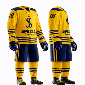 Conjunto Deportivo Personalizado para Hockey sobre Hielo, Sublimado en Poliéster, para Entrenamiento y Competencia - Product Image 1