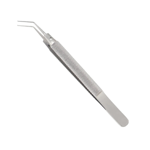 Pinza de Microcapsulorrexis Utrata, mango manual, vástago de 11 mm, 10.5 cm, instrumento reutilizable de acero inoxidable para microcirugía oftálmica - Product Image 1
