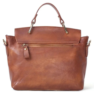Nouvel Arrivage – Sac en Cuir Véritable pour Femme à Faible MOQ, Prix Compétitif, Design Tendance, Fermeture Éclair, Personnalisable, Vente en Gros - Product Image 3