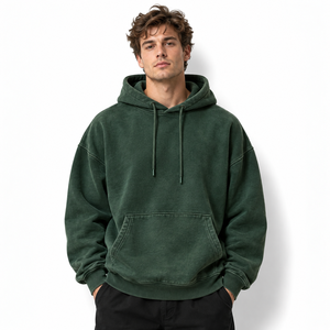 Sweat à capuche surdimensionné pour homme, en tissu épais, offrant un confort premium et une coupe décontractée, idéal pour les journées plus fraîches et le streetwear quotidien. - Product Image 1