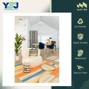 Eye Catching Design Best Quality Waterproof and Wrinkle-Resistant Foldable Carpets 100% <b>Polypropylene</b> Plastic Mat / Rugs - Product Image 6