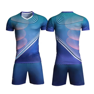 Custom Sublimation <b>Volleyball</b> Uniform Men Gradient Design <b>Volleyball</b> Jersey and Shorts <b>Set</b> Slim Fit Team Sportswear Training - Product Image 3